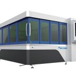 Taula de tall de làser de fibra de metall de 500w amb sistema de trajectòria lleugera
