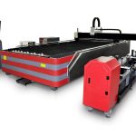 màquina de tall làser de fibra cnc tancada de 500w / 1000w d'alta resistència