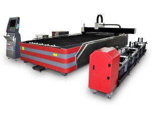 màquina de tall làser de fibra cnc tancada de 500w / 1000w d'alta resistència
